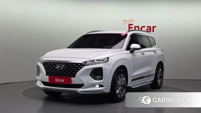 Hyundai Santa Fe TM 2019 Белый из Кореи