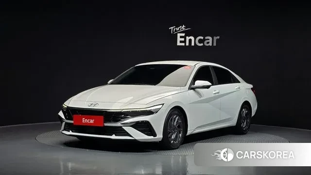 Hyundai The New Avante (CN7) 2023 Белый из Кореи