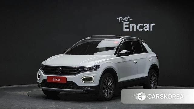 Volkswagen T-Roc 2022 Белый из Кореи