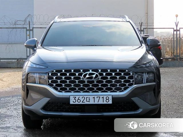 Hyundai The New Santa Fe 2021 Серый из Кореи