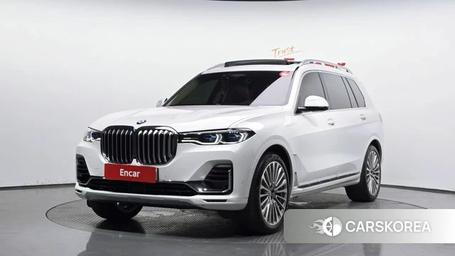 BMW X7 (G07) 2020 Белый из Кореи