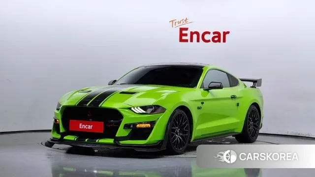Ford Mustang 2018 Светло-зеленый из Кореи