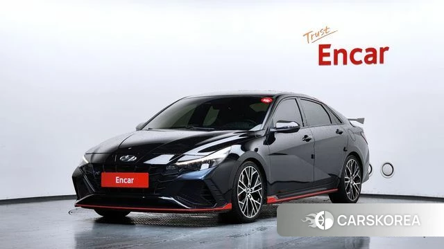 Hyundai Avante (CN7) 2022 Черный из Кореи