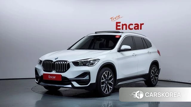 BMW X1 (F48) 2022 Белый из Кореи