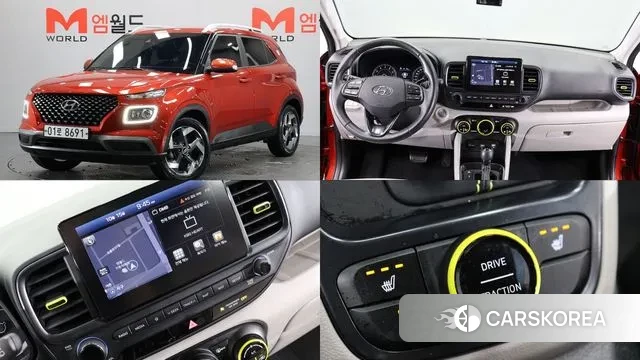 Hyundai Venue 2019 Красный из Кореи