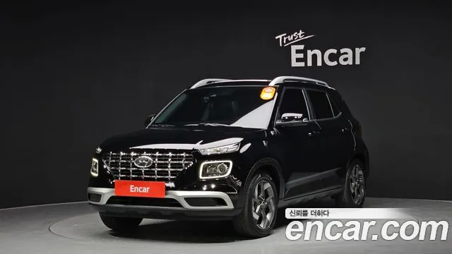 Hyundai Venue 2021 Черный из Кореи