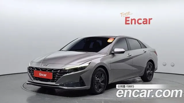 Hyundai Avante Hybrid (CN7) 2021 Серый из Кореи