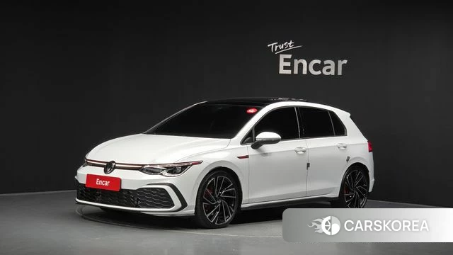 Volkswagen Golf 8th Generation 2022 Белый из Кореи