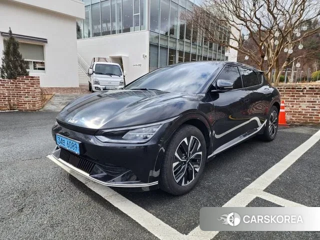 Kia EV6 2022 Черный из Кореи