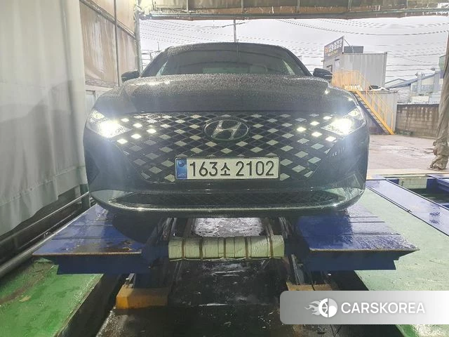 Hyundai The New Grandeur IG Hybrid 2021 Синий из Кореи