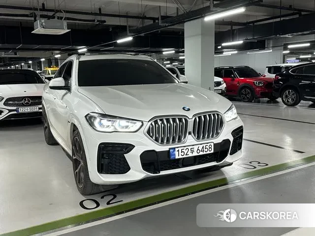 BMW X6 (G06) 2023 Белый из Кореи