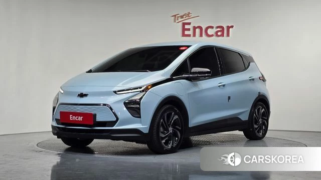 Chevrolet (GM Daewoo) New Bolt EV 2022 Светло-серебряный цвет из Кореи