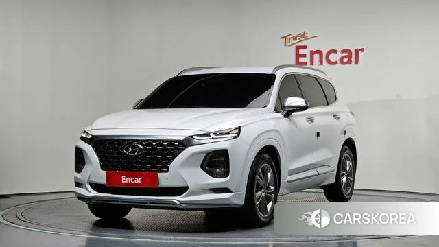 Hyundai Santa Fe TM 2019 Белый из Кореи