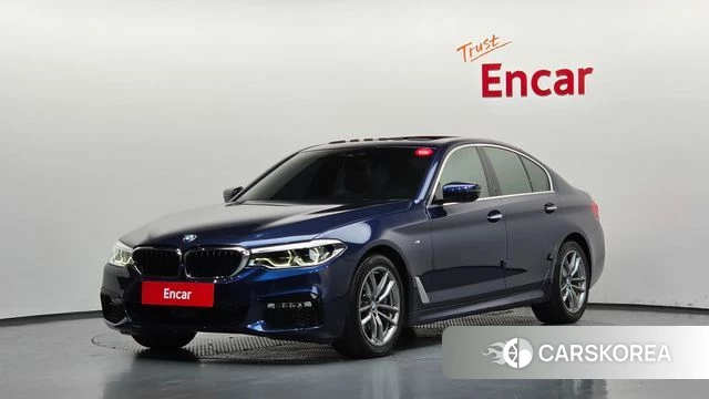 BMW 5 Series (G30) 2018 Синий из Кореи