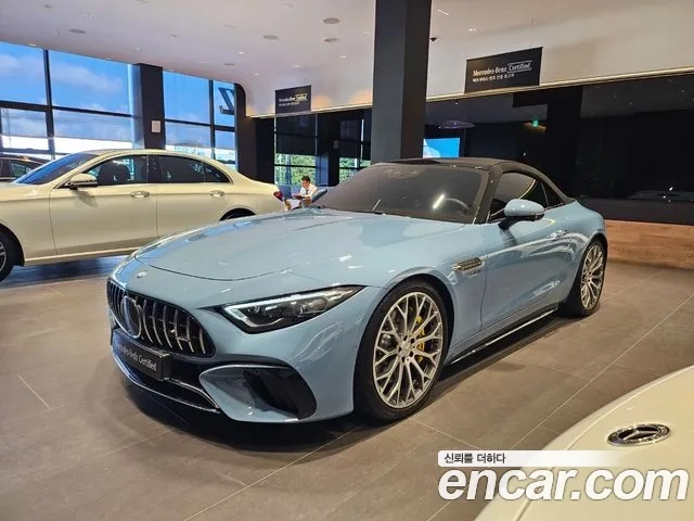 Mercedes-Benz SL-Class R232 2024 Небесно-голубой из Кореи