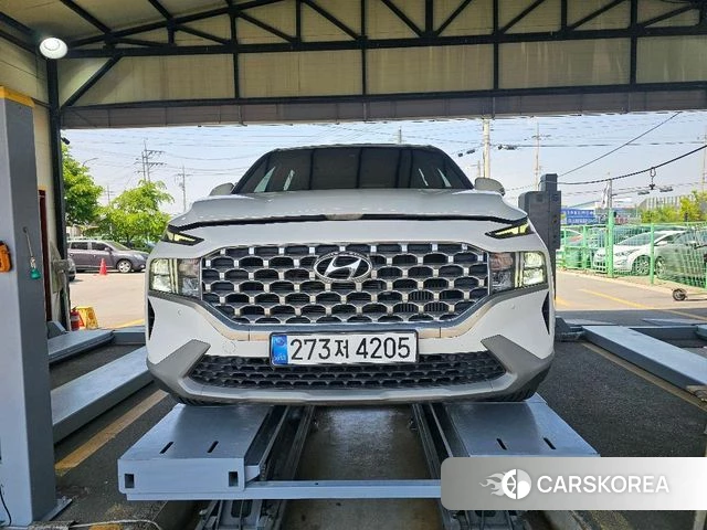 Hyundai The New Santa Fe 2021 Белый из Кореи