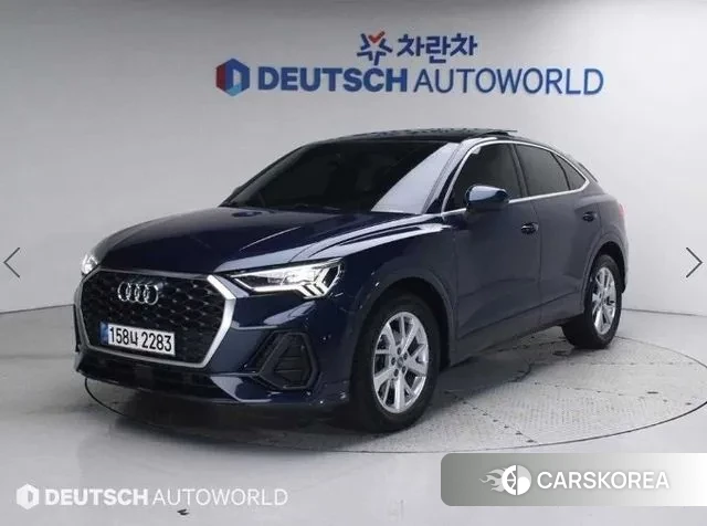Audi Q3 (F3) 2020 Синий из Кореи