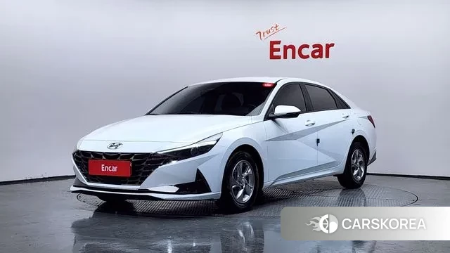 Hyundai Avante (CN7) 2020 Белый из Кореи