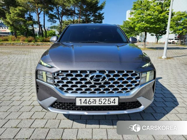 Hyundai The New Santa Fe 2020 Серый из Кореи