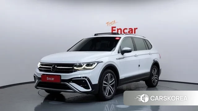 Volkswagen Tiguan Allspace 2022 Белый из Кореи