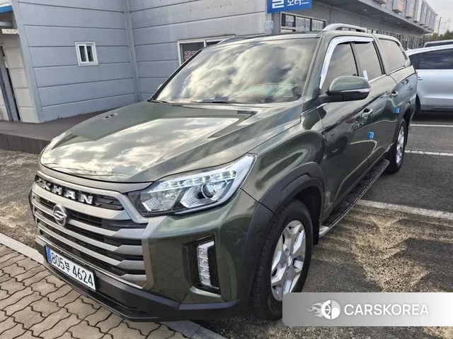 Ssangyong The New Rexton Sports Cannes 2021 Синий нефрит из Кореи