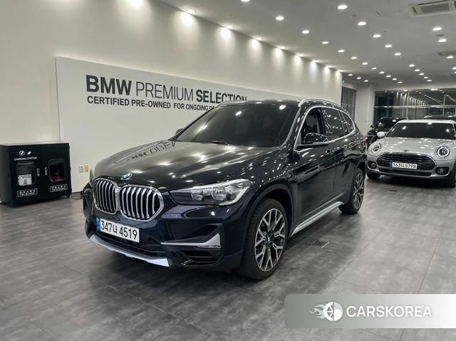 BMW X1 (F48) 2022 Черный из Кореи