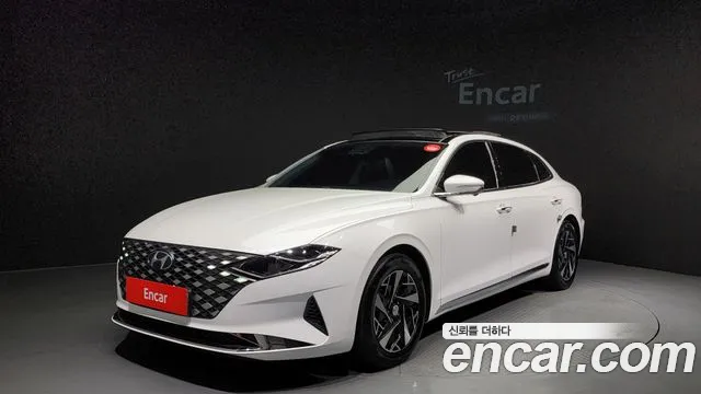 Hyundai The New Grandeur IG Hybrid 2019 Белый из Кореи