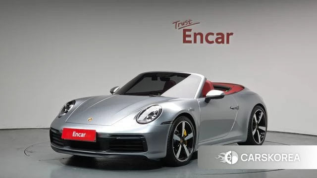 Porsche 911(992) 2020 Серебристо-серый из Кореи