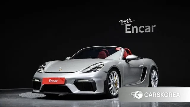 Porsche 718 Boxster 2020 Серебряный из Кореи