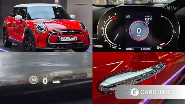 Mini Cooper 2022 Красный из Кореи