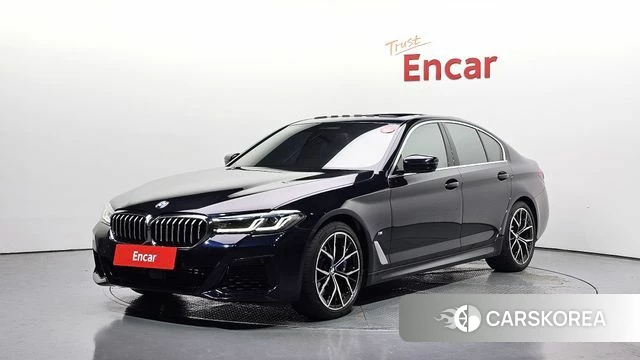 BMW 5 Series (G30) 2023 Синий из Кореи