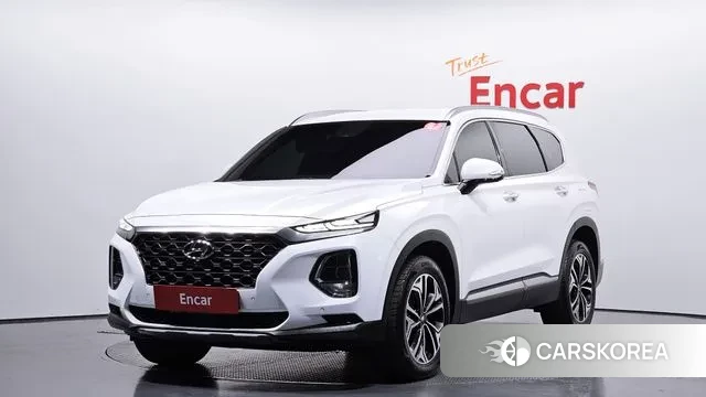 Hyundai Santa Fe TM 2019 Белый из Кореи
