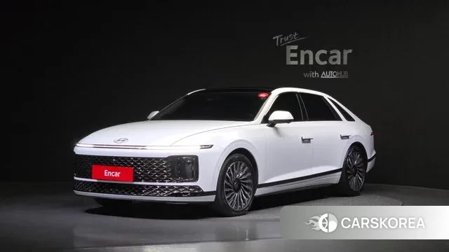 Hyundai Grandeur Hybrid (GN7) 2023 Белый из Кореи