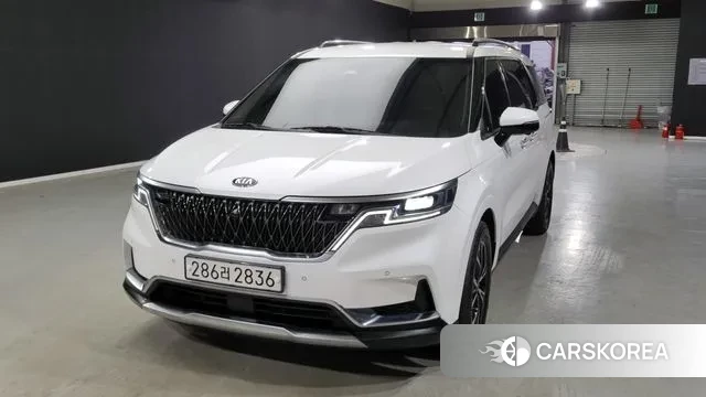Kia Carnival 4th generation 2021 Белый из Кореи