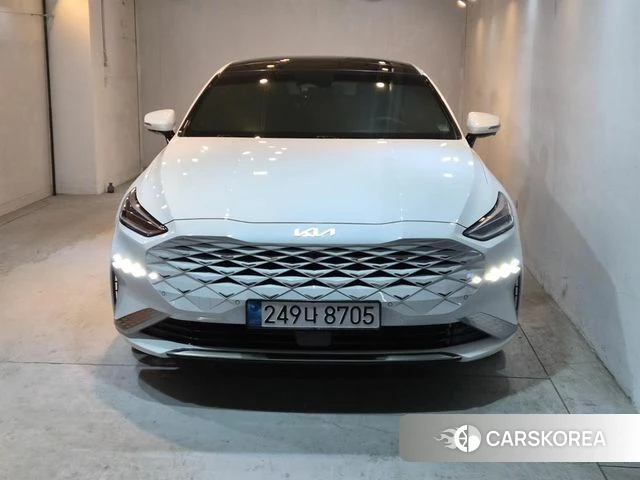 Kia K8 Hybrid 2023 Белый из Кореи