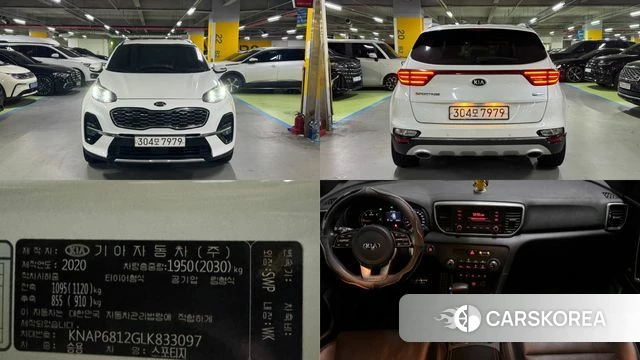 Kia Sportage The Bold 2020 Белый из Кореи