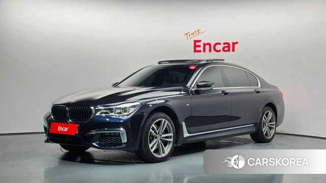 BMW 7 Series (G11) 2018 Черный из Кореи