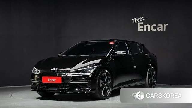 Kia EV6 2023 Черный из Кореи