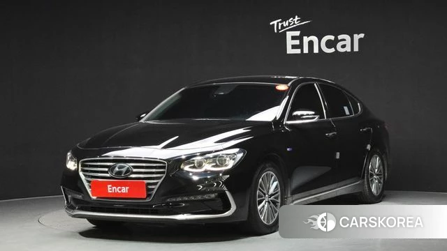 Hyundai Grandeur IG Hybrid 2018 Черный из Кореи