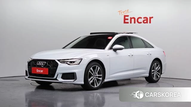Audi A6 (C8) 2022 Белый из Кореи