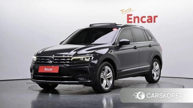 Volkswagen Tiguan second Generation 2020 Черный из Кореи