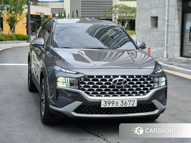 Hyundai The New Santa Fe 2021 Серый из Кореи