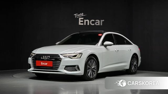 Audi A6 (C8) 2021 Белый из Кореи