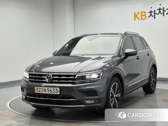 Volkswagen Tiguan second Generation 2020 Серый из Кореи