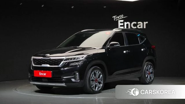 Kia Seltos 2020 Черный из Кореи