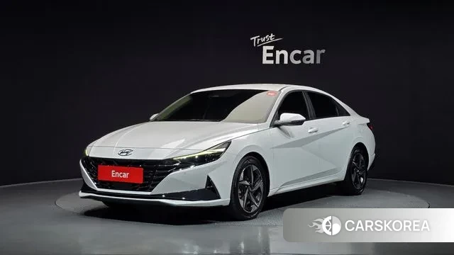 Hyundai Avante (CN7) 2020 Белый из Кореи