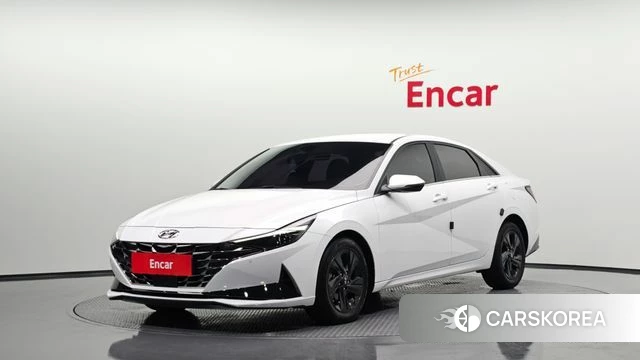 Hyundai Avante (CN7) 2020 Белый из Кореи