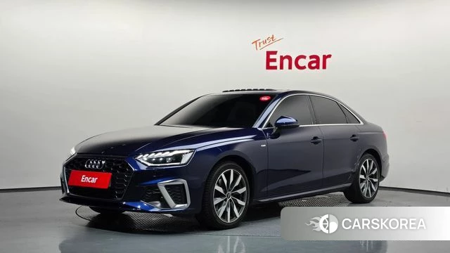 Audi A4 (B9) 2023 Синий из Кореи