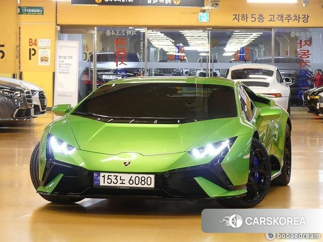 Lamborghini Huracan 2023 Светло-зеленый из Кореи