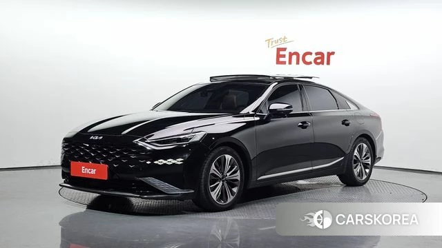 Kia K8 Hybrid 2022 Черный из Кореи